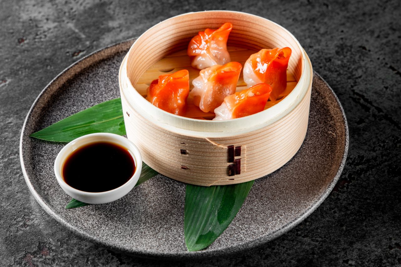 Dim sum with chicken and shrimp <br>150 g