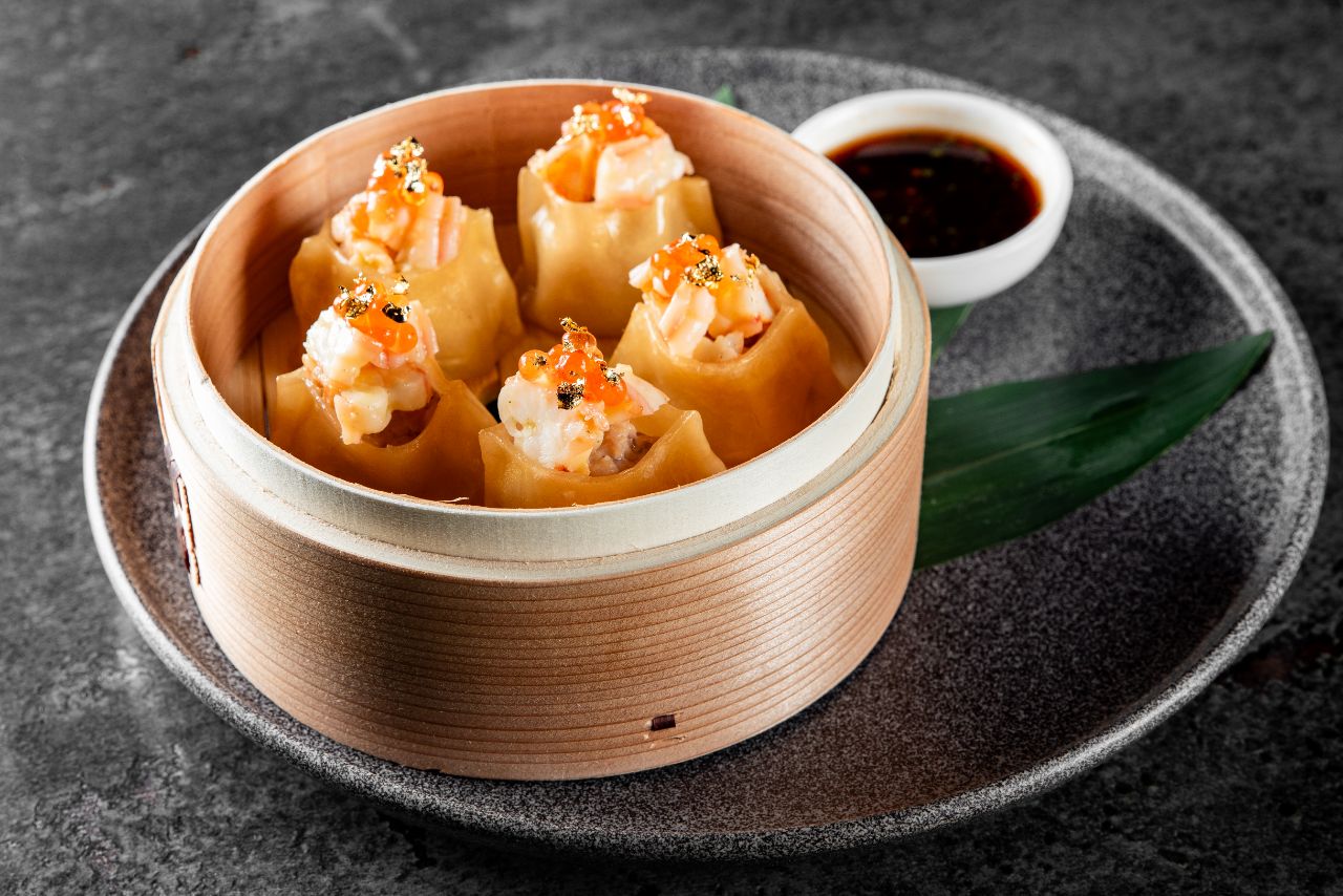 Dim sum with shrimp and snow crab <br>200 g.